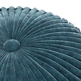 thumbnail image 2 of SIMPLIHOME Renee Round Poufs, 20 inch, Teal, 2 of 5