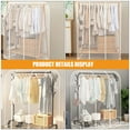thumbnail image 2 of FUTUREORYY Clothes Rack Stand Cover Plastic Dust-proof for Garment Stand 1Pack, 2 of 7