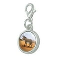 thumbnail image 2 of Donkey on Ranch Antiqued Bracelet Pendant Zipper Pull Charm with Lobster Clasp, 2 of 3