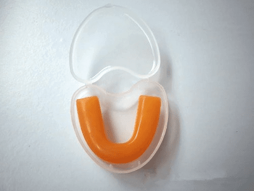 Yellow Mouth Guard Adult Sports Mouthguard Athlete Boxer Rocky Costume Accessory 
