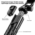 thumbnail image 4 of All In 1 Selfie Stick Tripod, Lightweight ABS And Aluminum Alloy Smartphone Tripod Stand Stable Shooting With Remote Control For Outdoor, 4 of 8