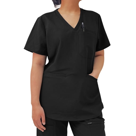 Ubon Short Sleeve Scrub Top, (Women's Medium)