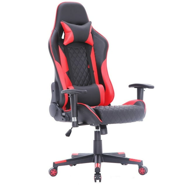ViscoLogic MAZON Superior Racing Gaming Chair With Headrest Pillow and Lumbar Tilt Support
