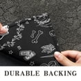 thumbnail image 6 of Black Gothic Skull Cat Pattern Door Rugs,Washable Non Slip Door Mats Indoor,Decorative Door Mats,Entry Mat Indoor for Entrance,Bedroom,Kitchen,Bathroom,17"x30", 6 of 6
