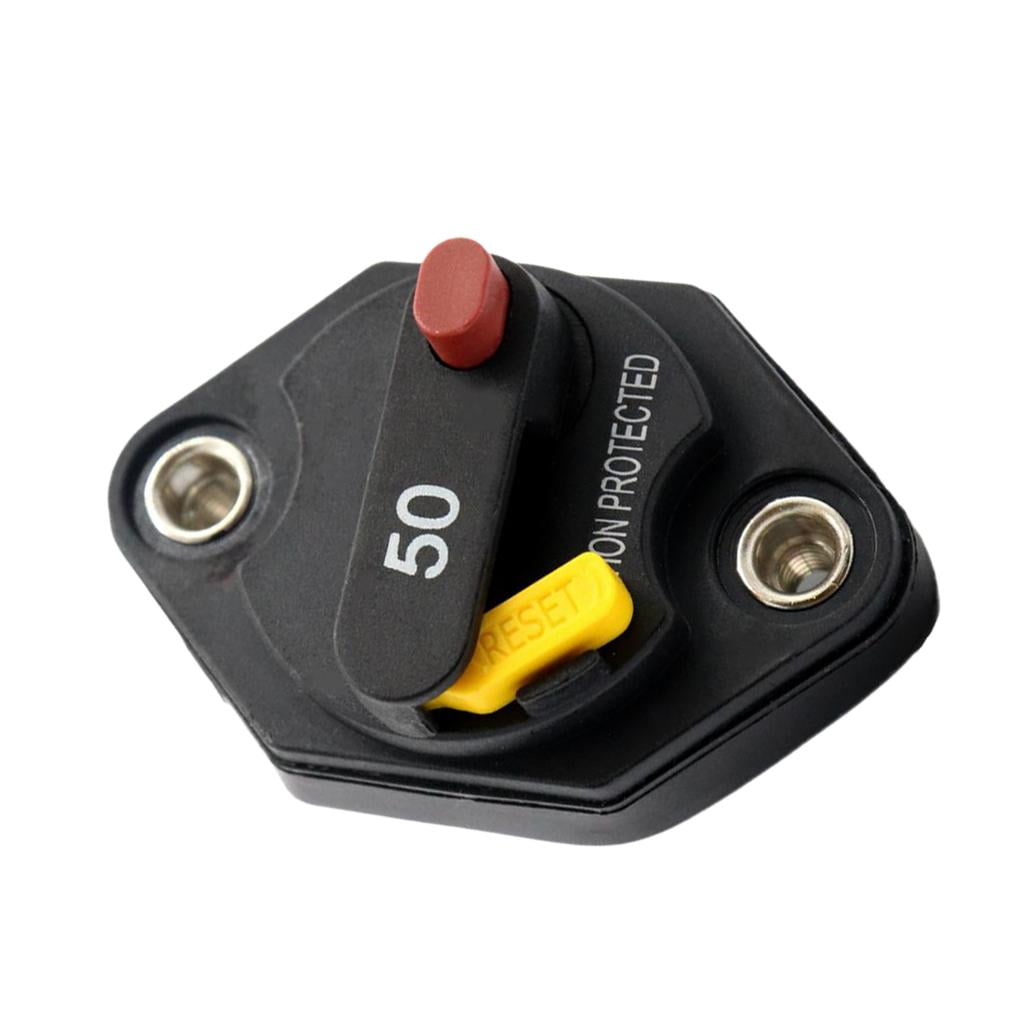Wzmzjy Car Truck RV 32V 50A Circuit Breaker Fuse Inverter With Manual Reset Button