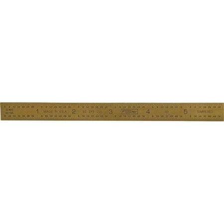 6" Long, 1/64, 1/32, 1/16, 1/8" Graduation, Flexible Steel Rule