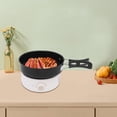 thumbnail image 3 of Multi-functional Split Electric Hot Pot W/Anti-scald Handle Non-stick Frying Pan, 3 of 24