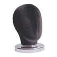 thumbnail image 4 of FITYLE Canvas Block Head Display Head (Height 25cm) Hat Display Stand and Hats Display Stand for Scarves Headwear Home Salon Black Velvet, 4 of 10