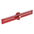 thumbnail image 2 of 45 Degree Angle Scribing Ruler with Slide Stop Aluminum Alloy Track Marking Ruler for Woodworking, 2 of 14