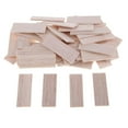 thumbnail image 2 of Natural Round Balsa Wood Woodcraft Flat Sticks Dowel 50 Pieces 50mm, 2 of 8