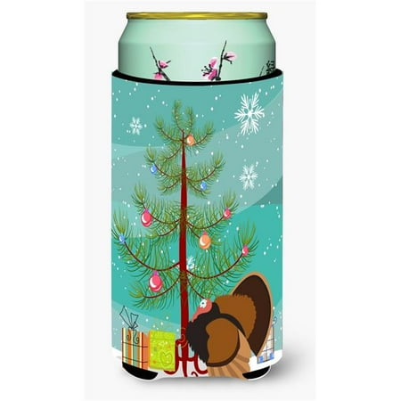 

Bronze Turkey Christmas Tall Boy Beverage Insulator Hugger