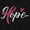 Black - Hope Ribbon, variant on Hope Pink Ribbon Breast Cancer BCA Womens Plus Size Graphic Zipper Hoodie Brisco Brands 5X