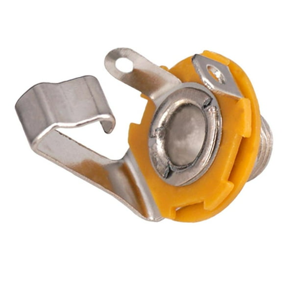 Tachiuwa 10 Pieces Zinc Alloy 1/4'' Jack Socket Input Output Jack