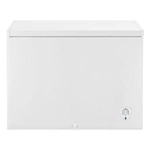 FFFC09M1RW Energy Efficient Chest Freezer with 8.7 Cu. Ft. Capacity Power-on Indicator Light Store-More Removable Basket and Adjustable Temperature Control in White