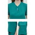 thumbnail image 3 of Hanen Scrubs Medical Uniform & Scrubs Women and Man Scrubs Set Medical Scrubs Top and Pants, 3 of 3