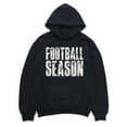 thumbnail image 3 of Football Season Block Distressed - Women's Graphic Hoodie, 3 of 8