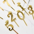 thumbnail image 5 of Mightlink Cake Numeral Topper Crown Style Dazzling Acrylic Number Cake Topper Anniversary Birthday Party Decoration for Home, 5 of 6