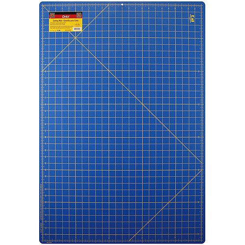 SelfHealing Gridded Cutting Mat, 24" x 36" Blue