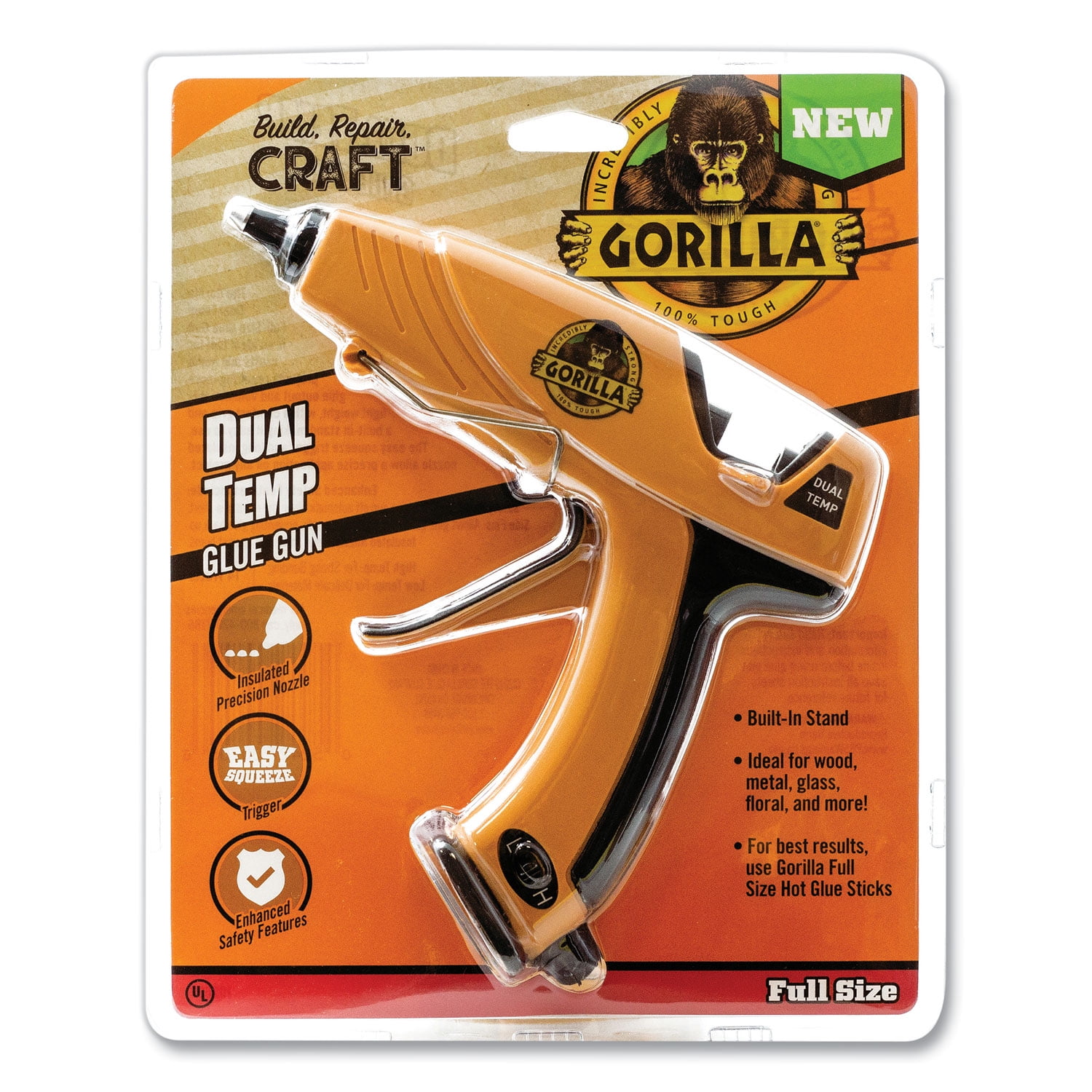 Dual Temp Hot Glue Gun, Orange/Black | Bundle of 2 Each