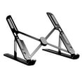 thumbnail image 1 of Bunblic Laptop Stand for Desk, Notebook Mount for 10"-17.3" Laptops, Universal, Aluminum Alloy, Computer Stand, Laptop Holder Riser Black, 1 of 8