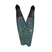 SEAC Motus, Long Free Diving Soft and Powerful Fins for Spearfishing and Freediving, Black and Camo Colors availables