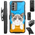 thumbnail image 1 of Compatible with Nokia G400 Hybrid Luxguard Holster Phone Case Cover (Cute Cat Ragdoll), 1 of 2