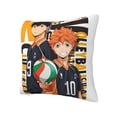 thumbnail image 2 of Funda de almohada supersuave Haikyuu con cremallera para dormitorio, sofá, sillón, fundas de almohada mullidas y acogedoras para todas las estaciones, almohada cuadrada, 2 of 8