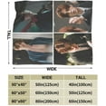 thumbnail image 3 of Lee Dong-Wook Throw Blanket Fleece Blanket Lightweight Soft Flannel Living Room Bedroom Sofa Quilt Blankets All Season Air Conditioning Blanket 80x60 inch, 3 of 6