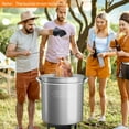 thumbnail image 7 of Zimtown 82qt Fryer Pot Turkey Pot Boil Pot Kit Stainless Steels, 7 of 7