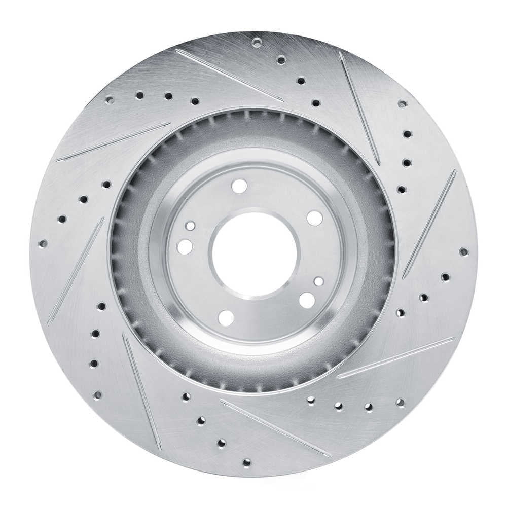 Dynamic Friction Company 631-03061L DFC Brake Rotor - Drilled And Slotted - Silver