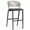 Dark Grey, variant on PURPLE LEAF Outdoor Bar Stool Set of 2, Modern Aluminum Rattan Wicker Bar Chairs with Backrest and Cushion, All-Weather for Kitchen, Patio, Pool