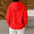 thumbnail image 5 of Women's Oversized Hoodies Drop Shoulder Fleece Long Sleeve Hooded Sweatshirts Fall Winter Causal Solid Pullover Hoodies, M, 5 of 6