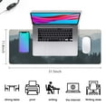 thumbnail image 4 of Precision Gaming on a Large Scale with XXL Mouse Mat - Non-Slip Desk Pad with Forest Background Pattern, Durable Stitched Edges - 31.5 x 11.8 Inches, 4 of 7