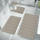 thumbnail image 1 of Juego de 4 alfombrillas de baño de espuma (40 x 50 cm, 40 x 60 cm, 38 x 42 cm y 38 x 49 cm), ultrasuaves y muy absorbentes, antideslizantes, lavables a máquina para un secado rápido, para, 1 of 8