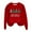 Red, variant on Wang6 Christmas Sweatshirts for Women Trendy Very Merry & Pregnant Letter Printed Graphic Pullovers Causal White Long Sleeve Crew Neck Loose Fit Tops X_Grey XL