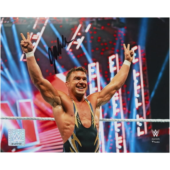 Chad Gable WWE Autographed 8" x 10" Raising Arms Photograph - Fanatics Authentic Certified