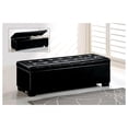 thumbnail image 6 of Baxton Studio Roanoke Contemporary Black Ottoman, 6 of 6