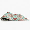 thumbnail image 3 of Simply Daisy 4' x 6' Ligonberry Red Bombay Spring Chenille Indoor/Outdoor Rug, 3 of 3