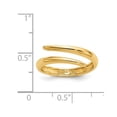 thumbnail image 3 of 14K Yellow Gold Polished Bypass Ring Band (size 7), 3 of 4
