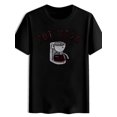 thumbnail image 1 of T-shirt Homme Décontracté Col Rond avec Imprimé Machine à Café, 1 of 5