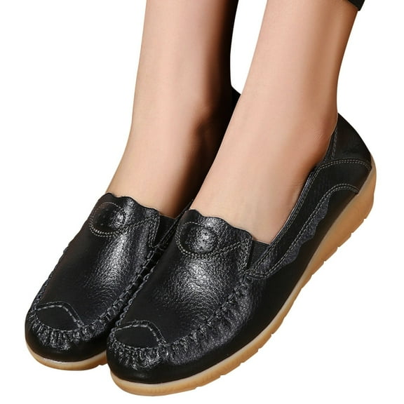 Mostsola Loafers for Women Comfortable Walking Shoes Slip on Penny Loafers Casual Flats Shoes