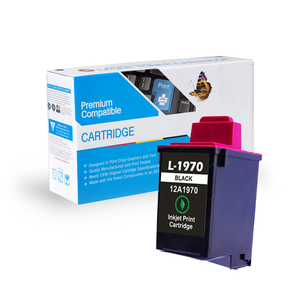 Cartridge compatible with Lexmark Remanufactured Cartridge 12A1970 (No