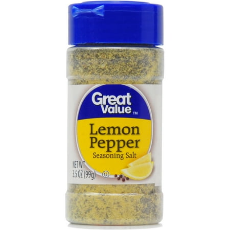 Great Value Lemon & Pepper Seasoning, 3.5 oz