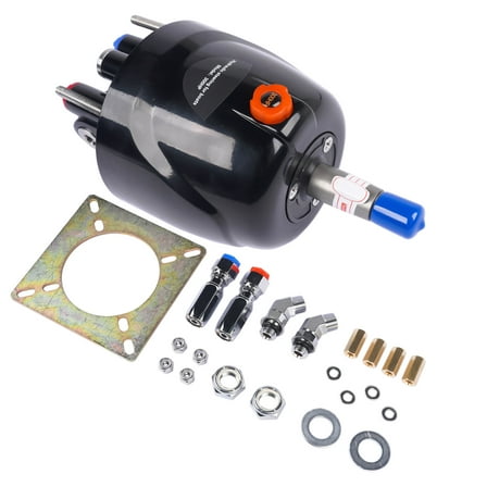 NEWZQ Outboard Hydraulic Steering Pump Helm 300 HP HH5271-3 for Cruiser Runabouts Black 1Pc