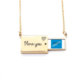 thumbnail image 1 of Pencil Course Writing Classroom Students Letter Envelope Necklace Pendant Jewelry, 1 of 3