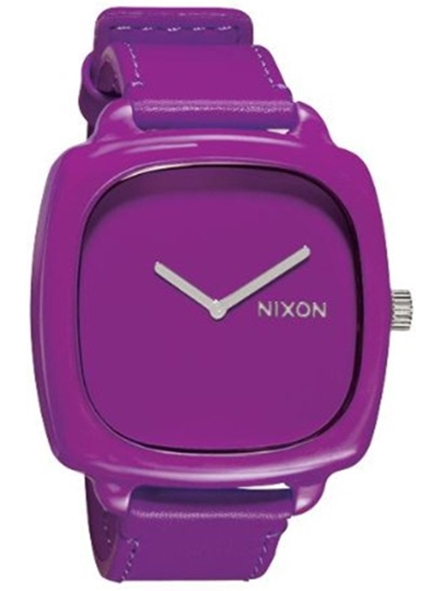 Nixon Women's Shutter A167698 Purple Leather Quartz Fashion Watch