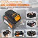 thumbnail image 2 of Adaptador para Batería Ridgid AEG de 18 V para Herramientas Inalámbricas Milwaukee M18 de 18 V, Uso para Baterías de Plataforma Ridgid de 18 V (Solo Adaptador), 2 of 10