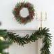 thumbnail image 4 of Christmas Wreaths Pines And Red Berry Decorations Christmas Rattan Ornaments Wreaths, 4 of 8