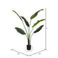 thumbnail image 3 of Vickerman 4' Potted Travelers Palm 6 Leaves - TB190840, 3 of 3