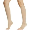 thumbnail image 3 of 1 par de calcetines de compresión para hombres y mujeres, 20-30 mmHg, medias de compresión con punta Abanopi Calcetín de compresión, 3 of 7